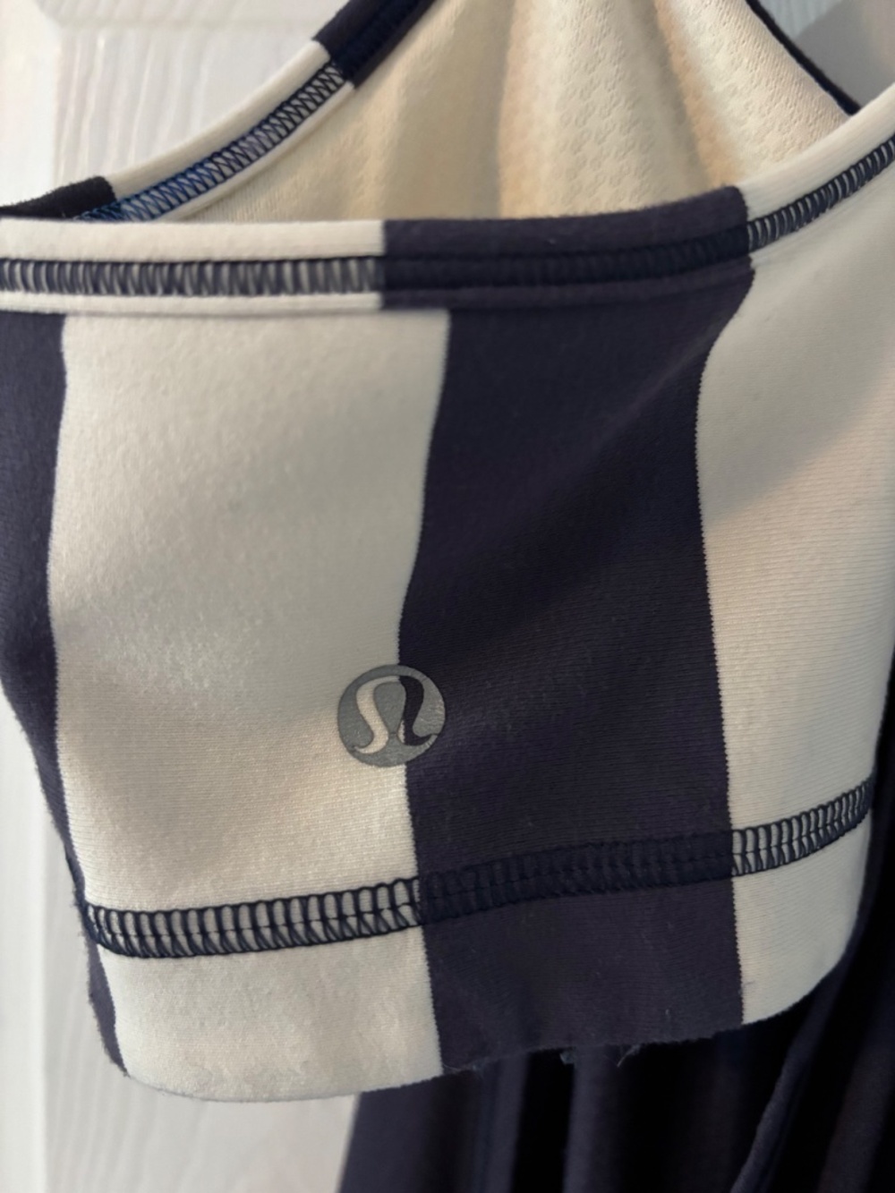 Lululemon No Limits Tank | Navy Blue | Built-In Bra | Size 8 - Picture 3 of 5